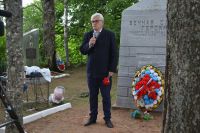 22 июня, в День памяти и скорби, на воинском захоронении д. Селищи состоялся торжественный митинг